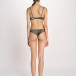 slip in satin CARL L25101048 DARK GREEN 782 love stories 