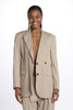 VALE double breasted pinstripe jacket
