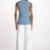 Canotta costine righine GUESS NOT SO TIRED NAVY howlin' 