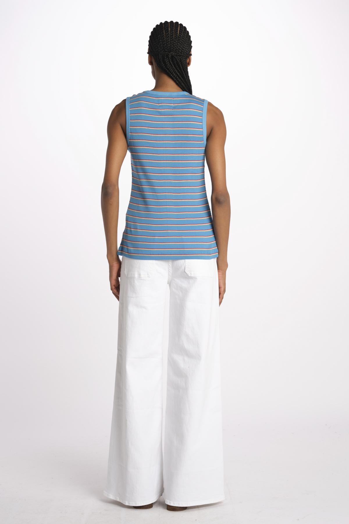 Canotta costine righine GUESS NOT SO TIRED NAVY howlin' 