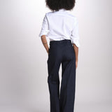 pantalone dritto in cotone MELODY 684 17015 quelledue 