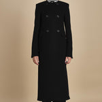 cappotto lungo doppiopetto N0214602 9000 n21 