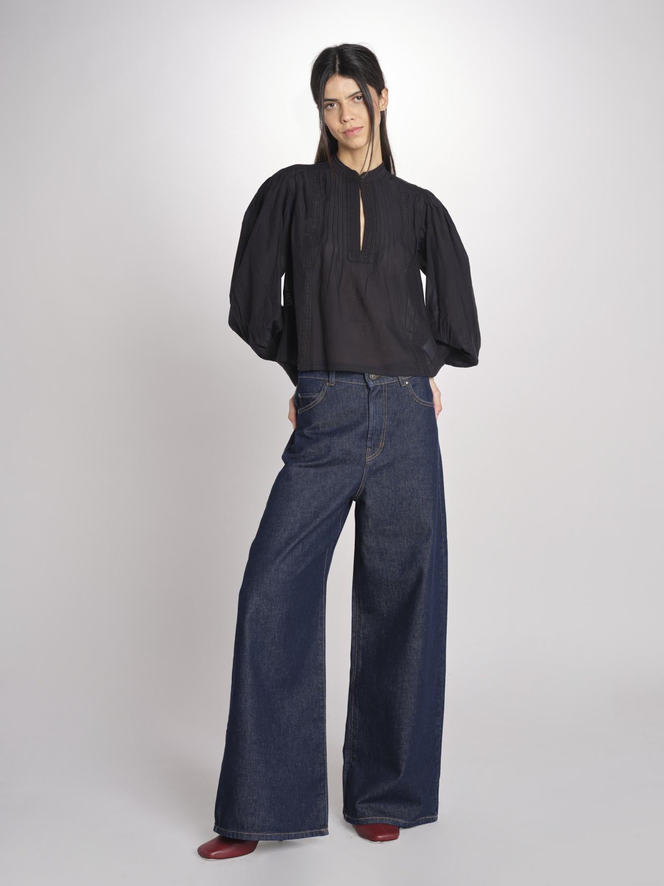 Camicia voille GANIA 2HVA27-V09847 NOIR vanessa bruno 