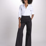 pantalone dritto in cotone MELODY 684 54 115 quelledue 