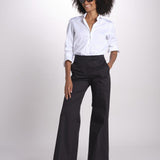 pantalone dritto in cotone MELODY 684 54 115 quelledue 