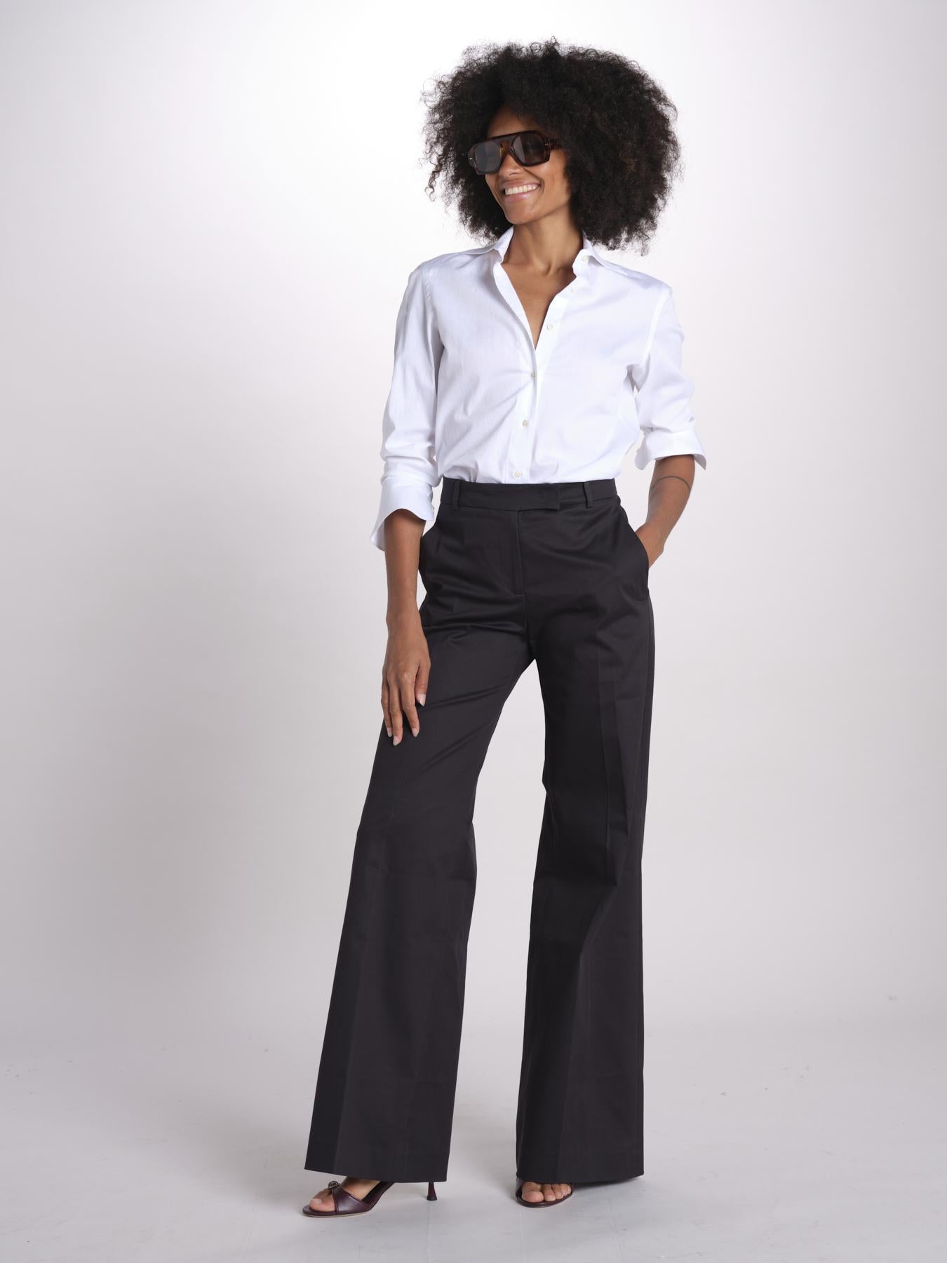 pantalone dritto in cotone MELODY 684 54 115 quelledue 