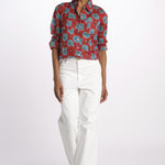 Camicia FLEUR SX7522 4F16 terre rouge 