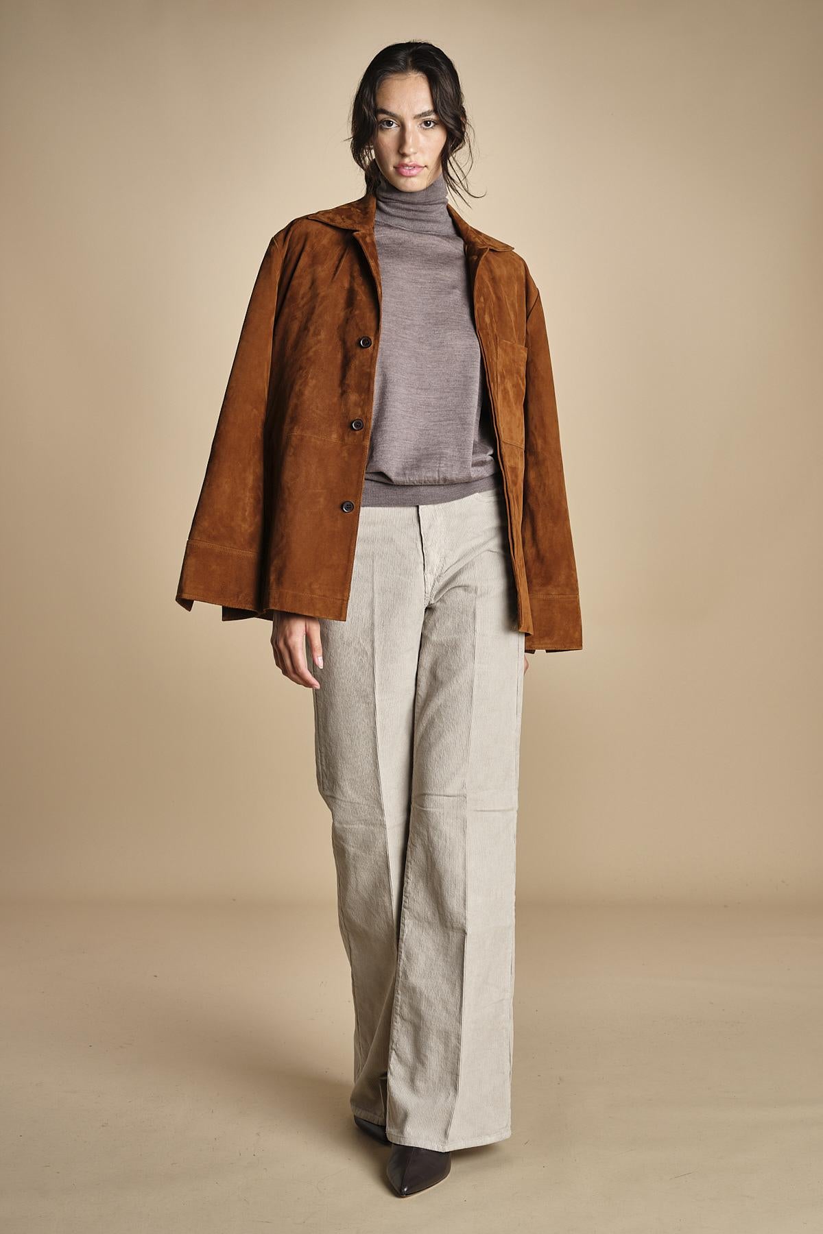 denim lungo diritto CLARA PEARL GREY true avenue 