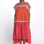 Abito m/c 3 colori Wind dress long WL INDIA RED yvonne s. 