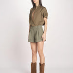 bermuda con risvolto 0222 85260 MILITARE aspesi 