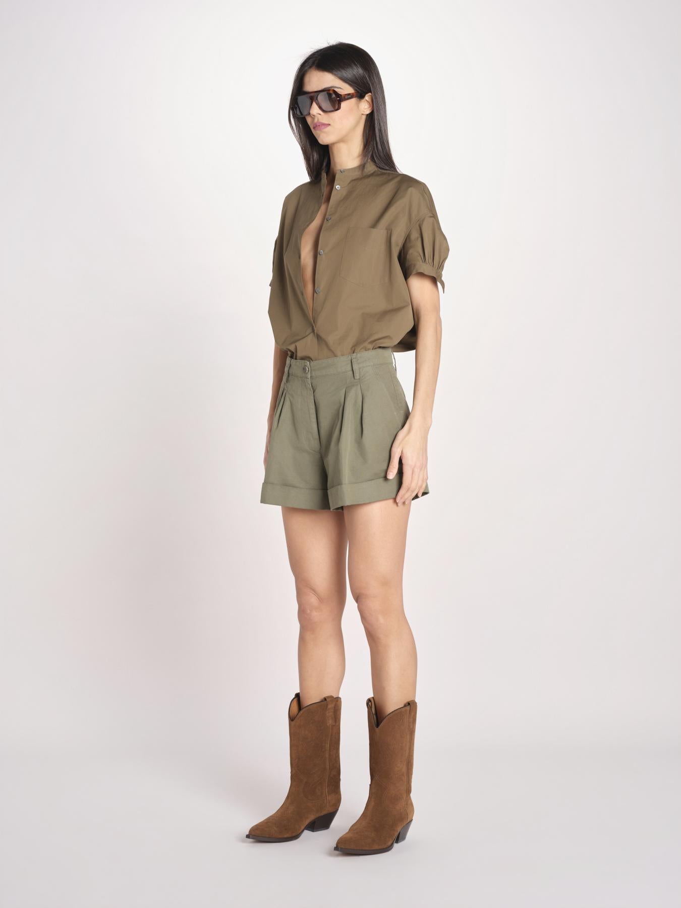 bermuda con risvolto 0222 85260 MILITARE aspesi 