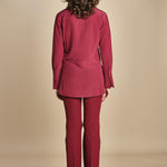 camicia da uomo in seta JOE  JF009423 0518 RUBY joseph 