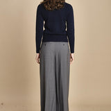 girocollo basic MIL46 25030 BLU milaura 