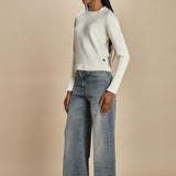 d2501005 girocollo slim by milaura. d2501005 29001 BIANCO milaura 