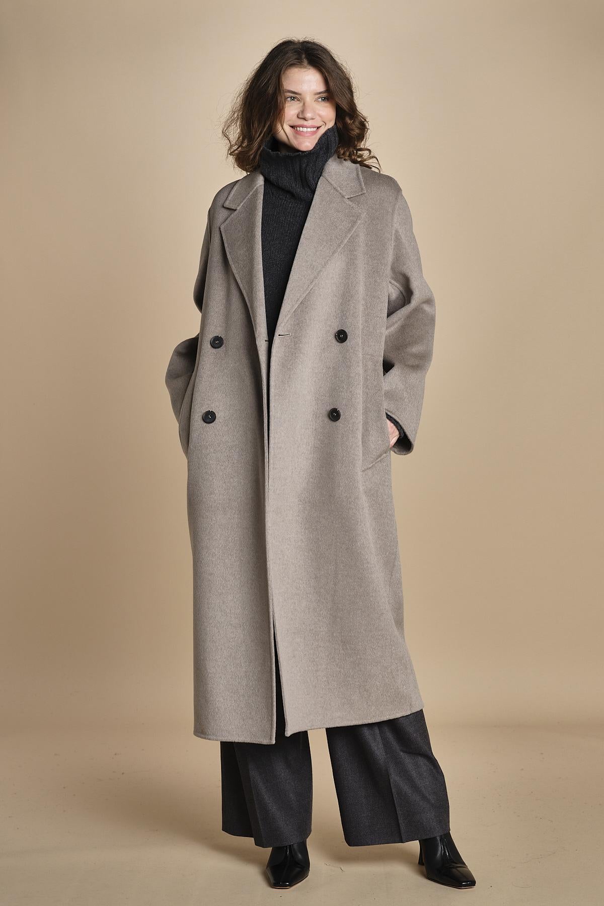 cappotto doppiopetto CLARA IO1111105 BE457 ivy oak 