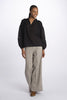 Polo shirt lace ribbing