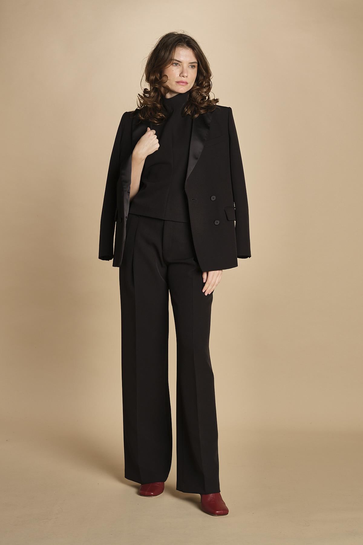 top in cady con schiena nuda 31357-313 NERO 29 federica tosi 