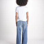 t-shirt con scritta JWTS02769 WHITE 107 zadig & voltaire 