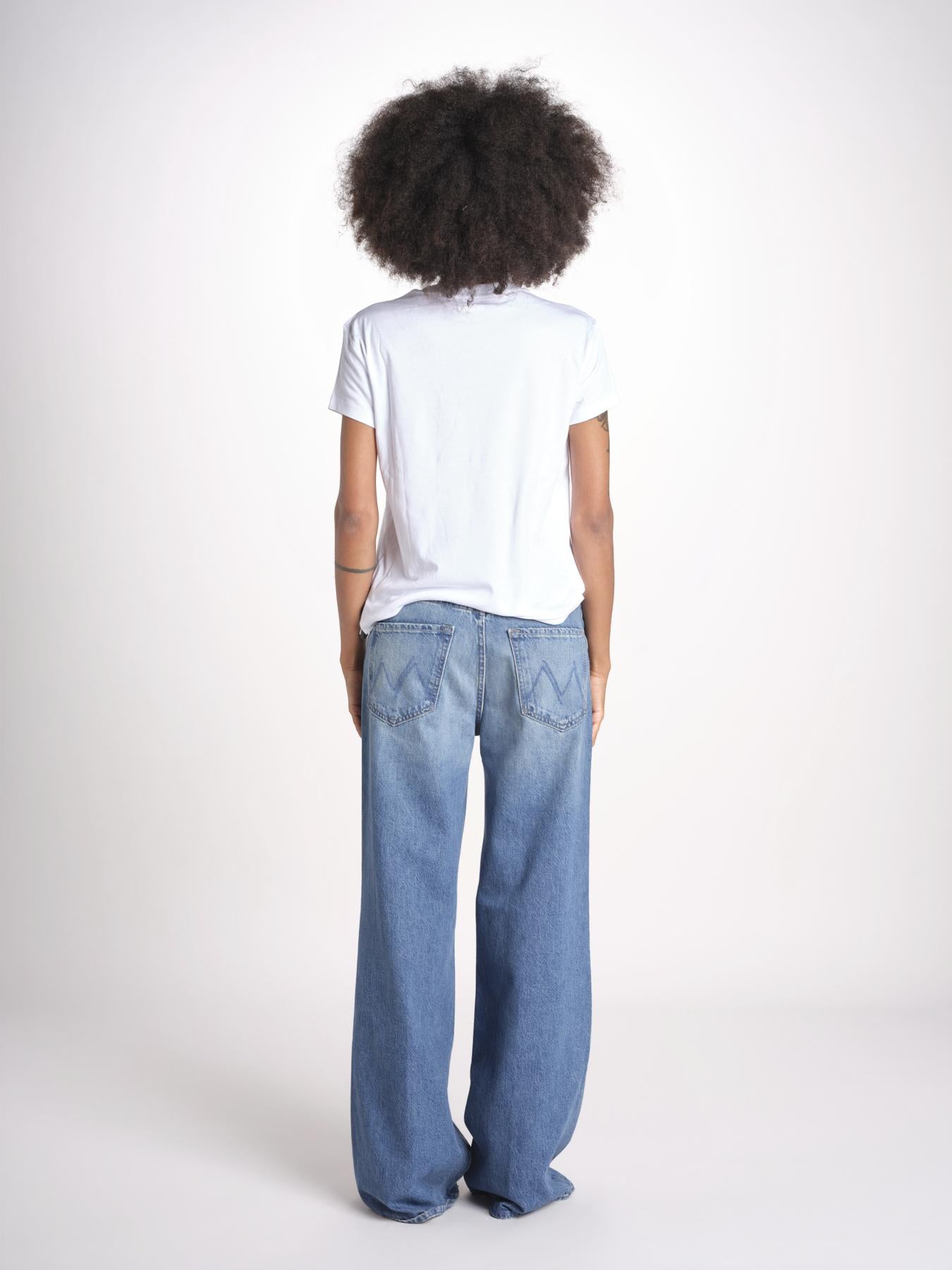 t-shirt con scritta JWTS02769 WHITE 107 zadig & voltaire 