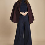 pantalone palazzo ALMA TLWC3101W0206ABTPB NIGHT BLUE T0457 the latest 