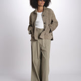giacca crop in pelle scamosciata PALCHI 2615441021670 002 weekend maxmara 