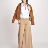 pantalone over 4 tasche GRACE XG02 183 NOCCIOLA ps don't forget me 