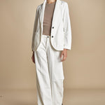 monopetto in velluto rocciatore LIVI IVORY true avenue 