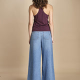 cannottiera americana SARCY bordeaux ba&sh 