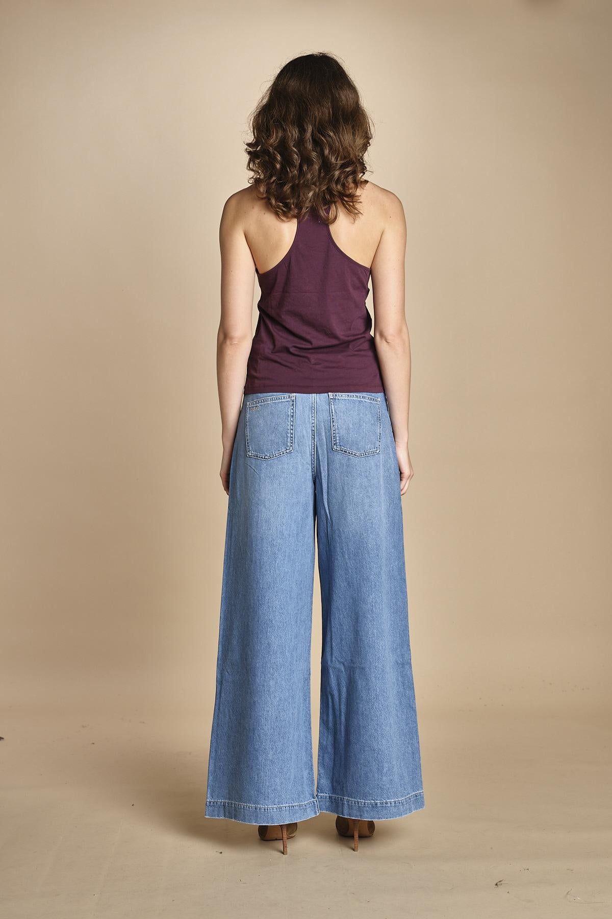 cannottiera americana SARCY bordeaux ba&sh 