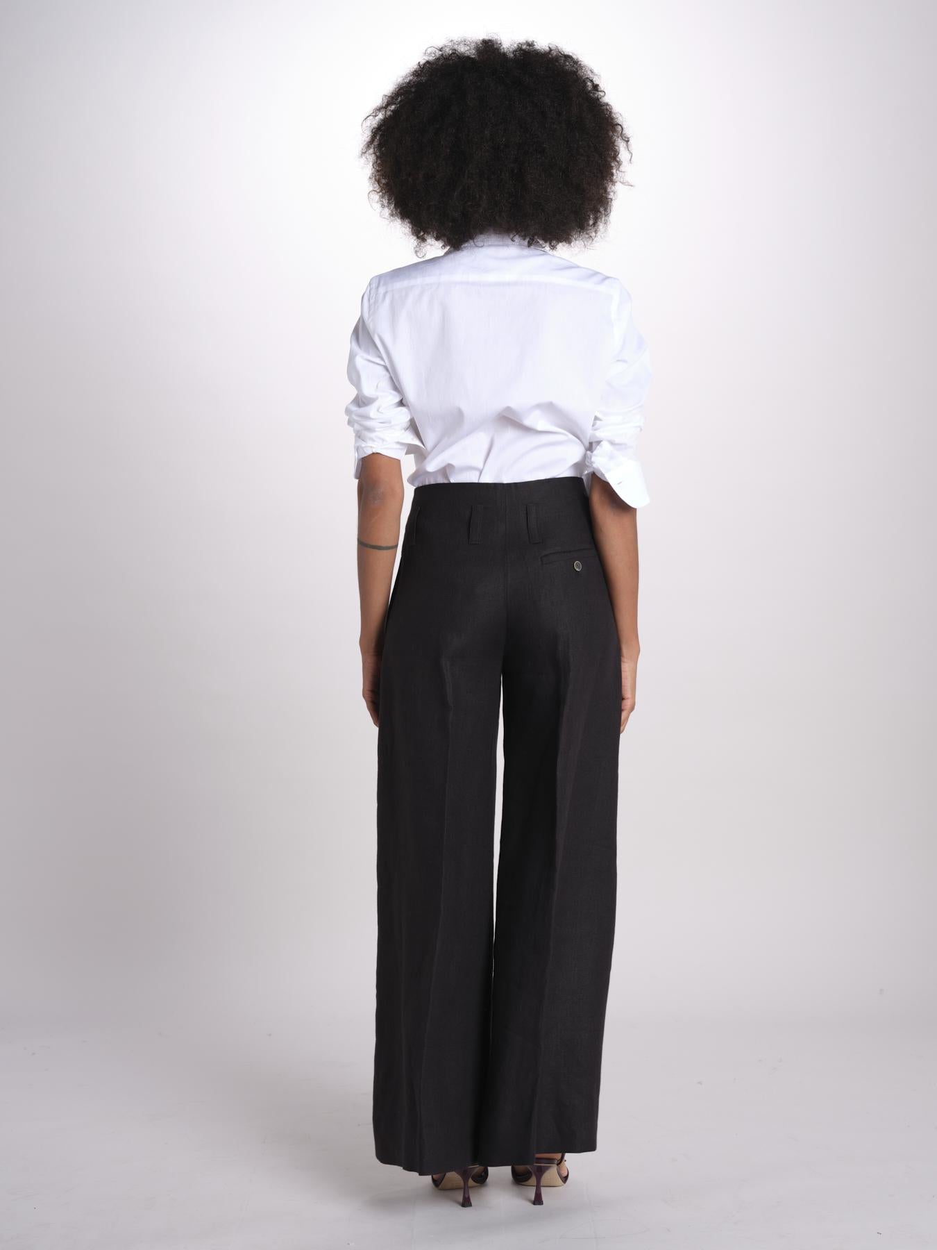 pantalone largo con nervature ORIANA 540 5033 quelledue 