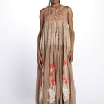 Abito s/m fiori piazzati Maxi Hippydress Sleeveless MHS TD1 CR1 yvonne s. 