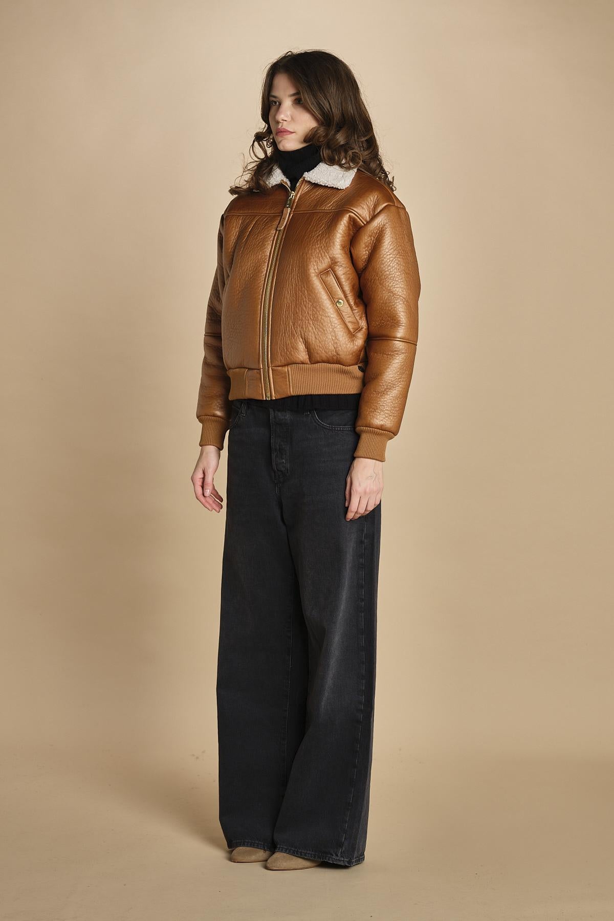 bomber in ecomontone F258007 370 CAMEL alpha 