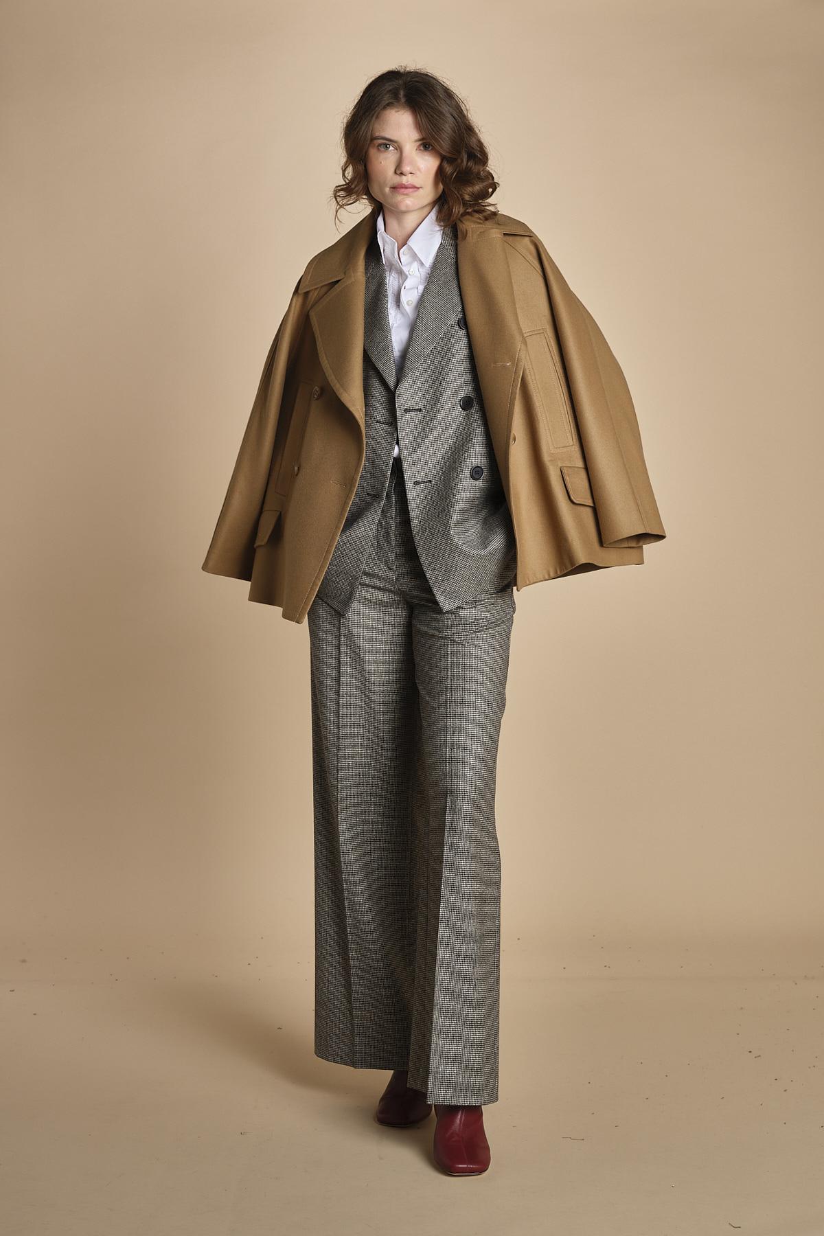 pantalone piede de poule 0188 44241 aspesi 