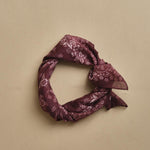 fazzoletto quadrato in voille di cotone con stampa bandana POCKET BORDEAUX massimo alba 