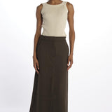 Gonna lunga con spacco davanti GAIA1564 MOSS studio nicholson 