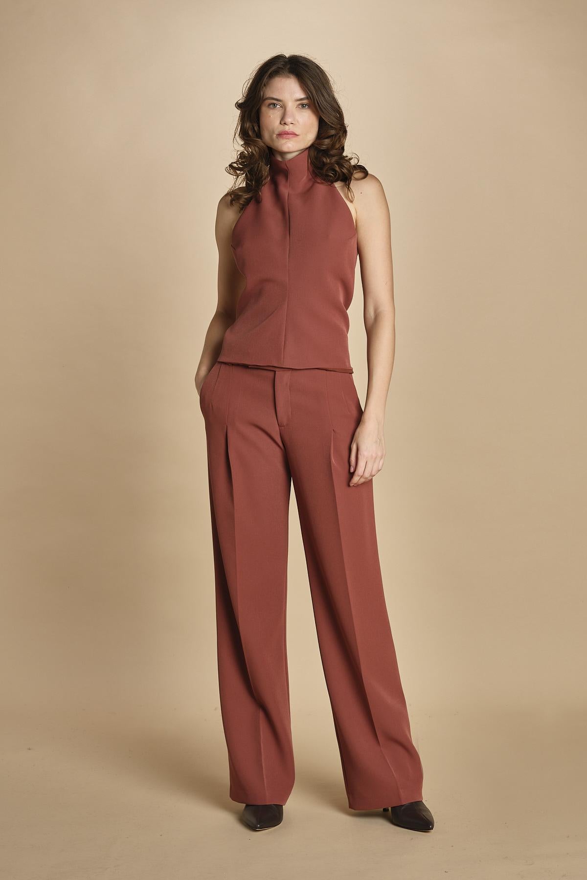 pantalone con pinces 30804-313 COCCIO 57 federica tosi 