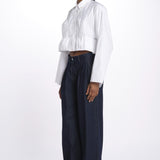 Camicia cropped IV SHIRT WHITE jejia 