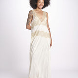 abito lungo con pizzo DOMENICA IVORY mes demoiselles 