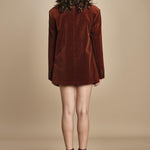 blazer velluto liscio GARCIA TERRACOTTA herskind 
