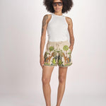 short con giraffe BE24865 BEIGE benaras soleil 