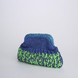 SIS cluctch bag uncinetto multicolor SIS BLUETTE VERDE nadia dafri 