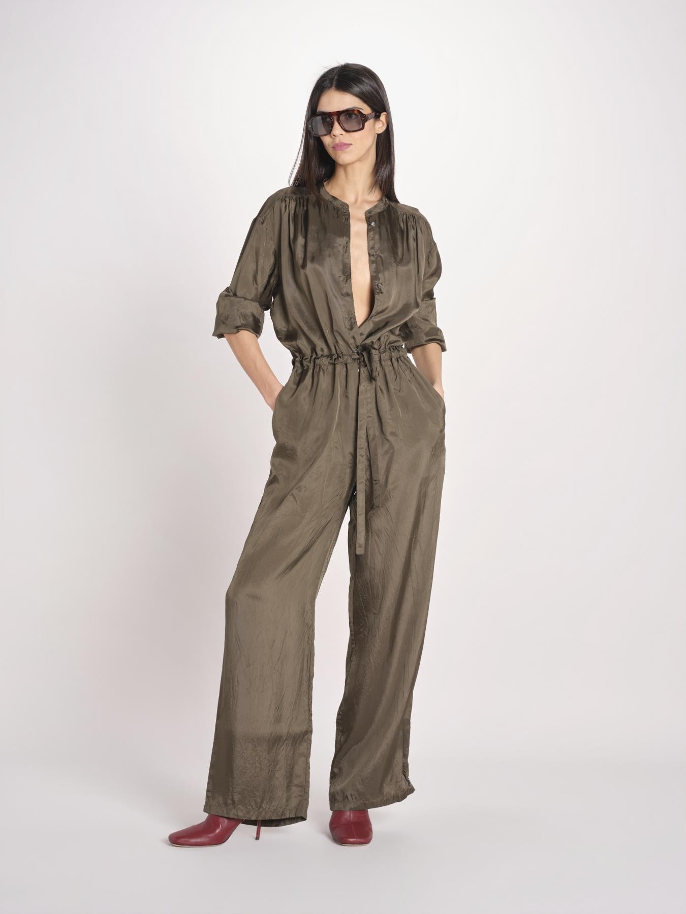 tuta in seta 7903 77332 MILITARE aspesi 