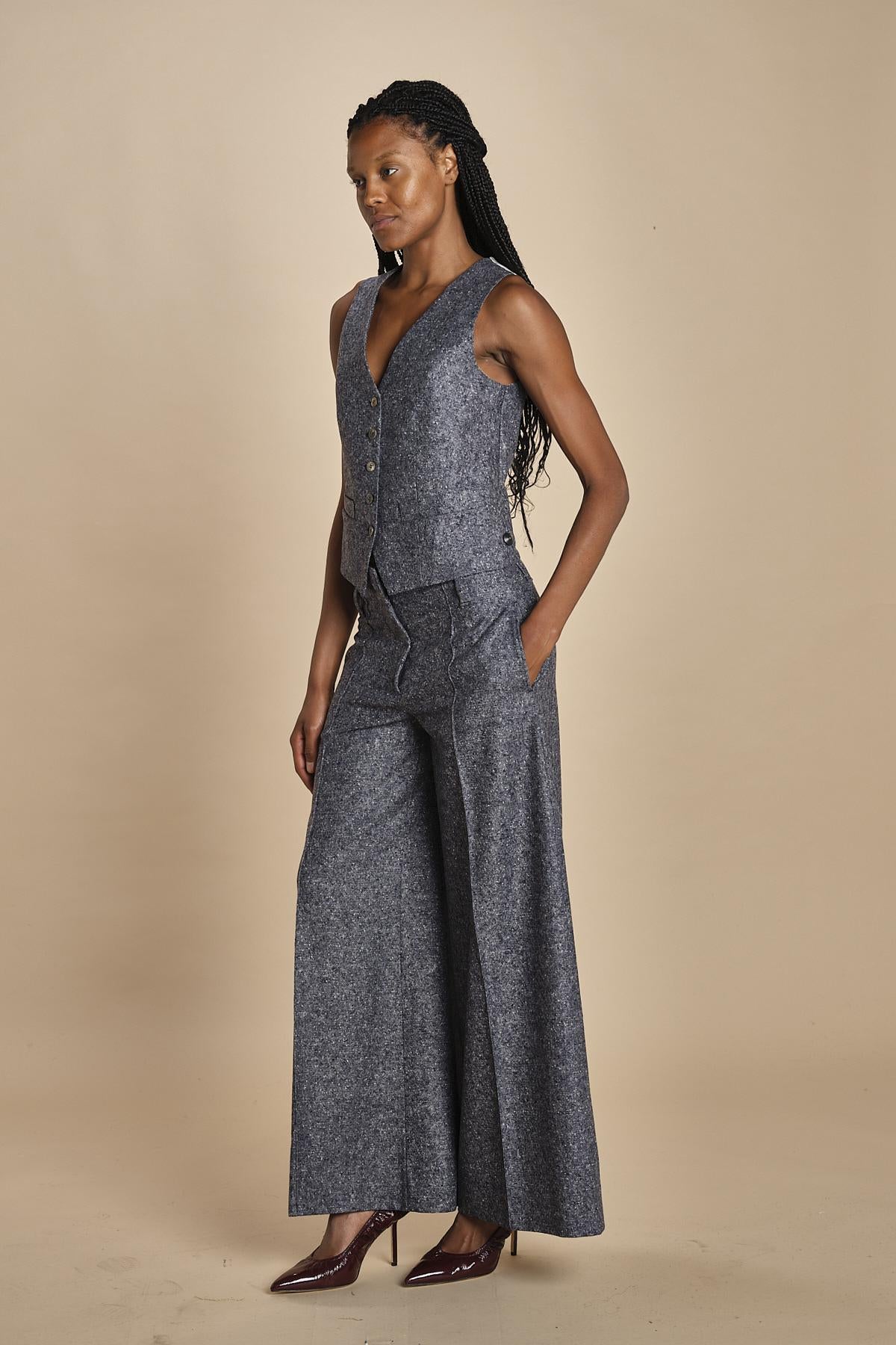 gilet occhio di pernice BETTY 33099932 15 quelledue 