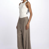 2311 pantalone spigato 2311 KHAKI dusan 