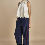 top con pizzo MEDINA 095 CREAM sea ny 