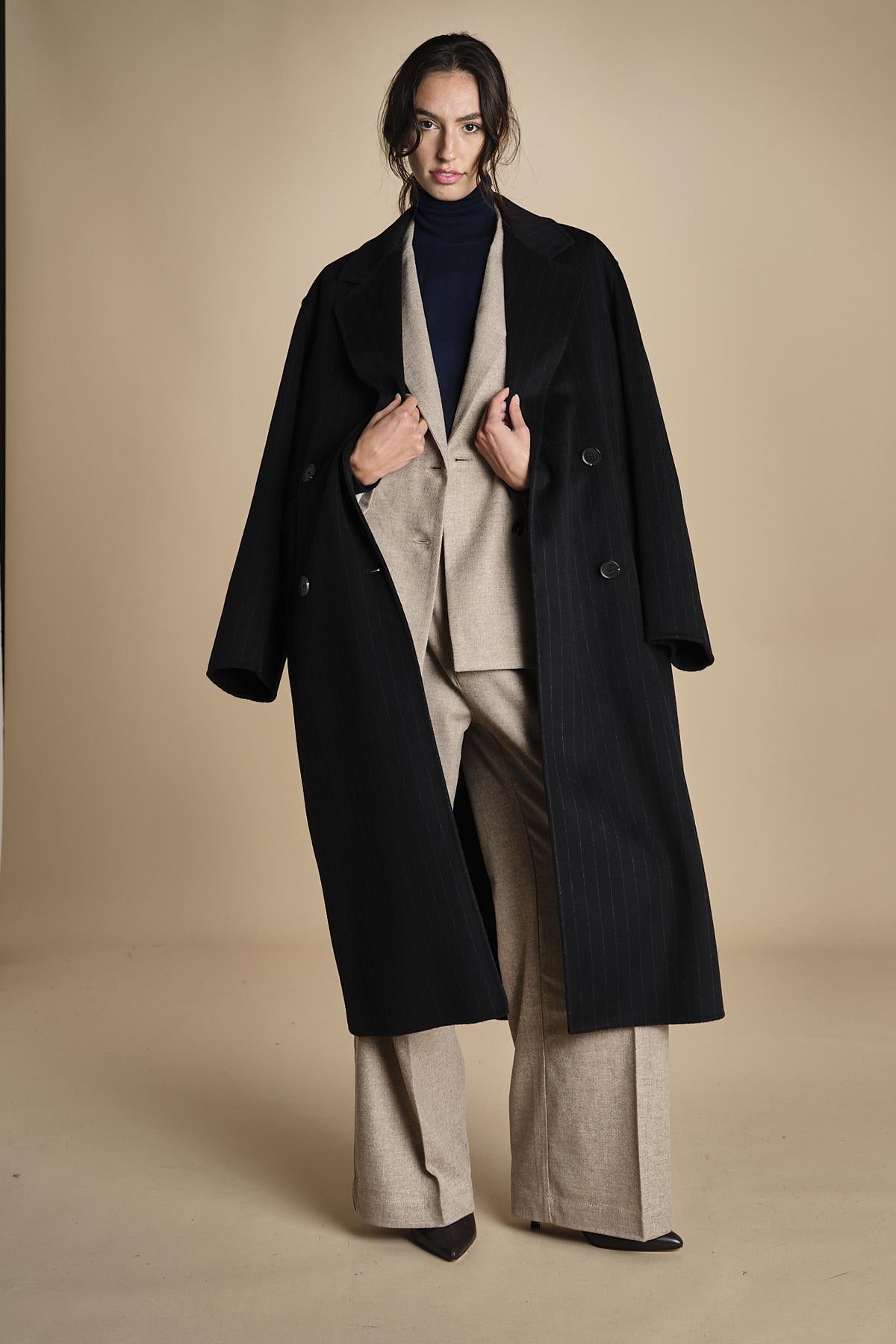 pantalone con pinces NANCY BEIGE true avenue 