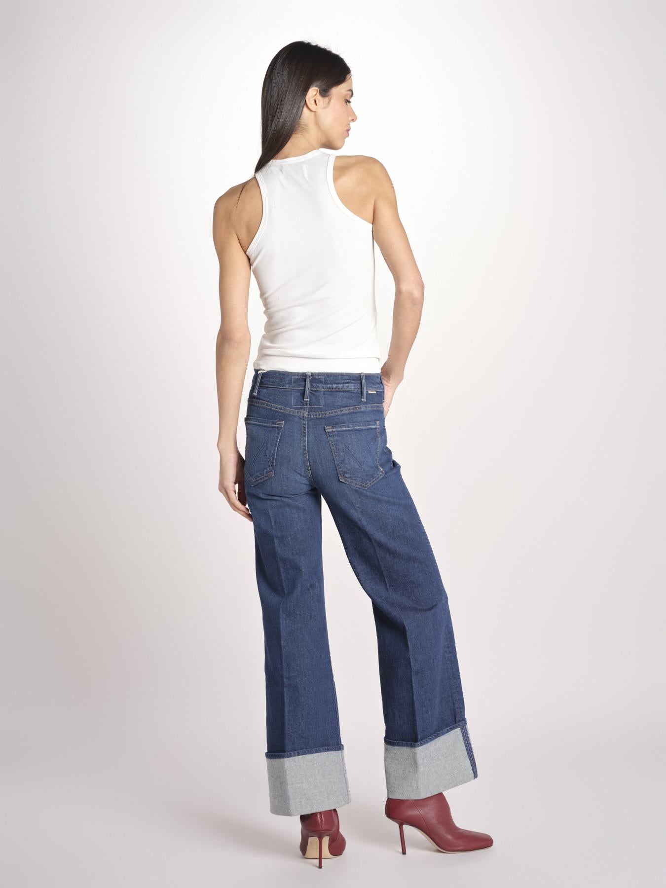 denim con risvolto P1237-259 KRF KICKS AND RIFFS mother 