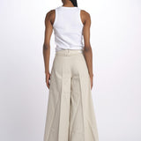 Pantalone GRACE taschina misto lino zampa GRACE TMLS06 182 ps don't forget me 