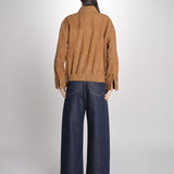 Giubbino in camoscio GAND 6EVH01-V03750 CAMEL vanessa bruno 