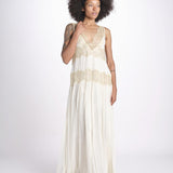 abito lungo con pizzo DOMENICA IVORY mes demoiselles 